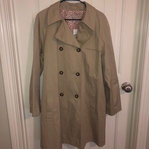 Loft Belted Trench Coat NWT